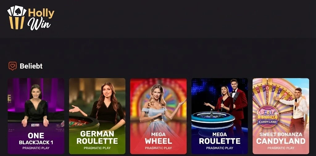 Beliebte Halloween-Casino-Online-Spiele wie Roulette und Blackjack sind im Beliebt-Bereich verfügbar.
